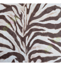 Brown white colour natural zebra skin finish home décor wallpaper for walls