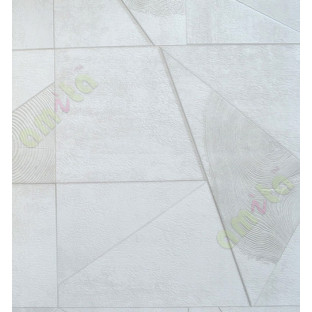 White grey texture concrete with stone tiles home décor wallpaper for walls