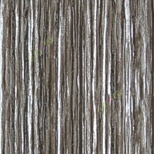 Dark black silver grey color vertical texture rough stripes wooden layers 3D effect multilayer home décor wallpaper