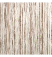Brown cream grey color vertical texture rough stripes wooden layers 3D effect multilayer home décor wallpaper