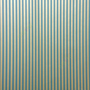 Blue gold color vertical parallel stripes texture surface straight pencil shapes home décor wallpaper