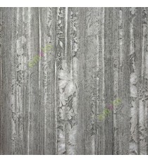 Black grey color texture finished vertical floral texture designs leaves stripes decorative patterns home décor wallpaper