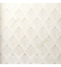 Light brown beige color traditional small damask pattern texture background floral petals swirls small dots home décor wallpaper