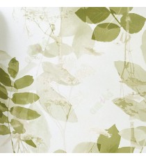 Beige green beige color natural leaves texture surface small flower buds complete natural elegant look home décor wallpaper