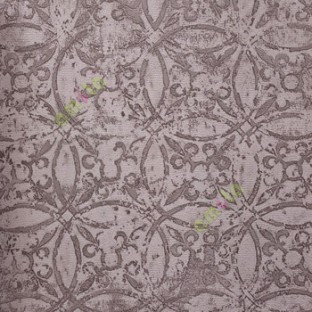 Brown grey color traditional designs circles small damask pattern texture background geometric shapes home décor wallpaper