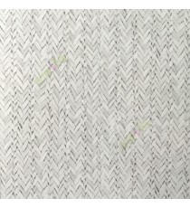Pure white grey color traditional weaving by plants natural look texture finished vertical stripes color shades home décor wallpaper