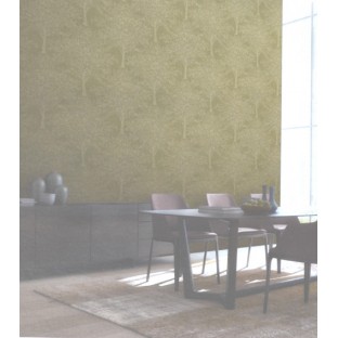 Green beige colour natural tree design home décor wallpaper for walls