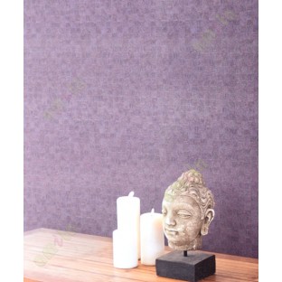 Purple grey square dots with self stripes home décor wallpaper for walls