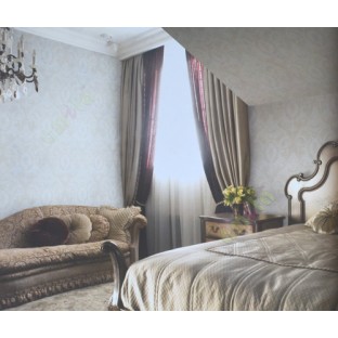 White beige colour beautiful traditional design design home décor wallpaper for walls