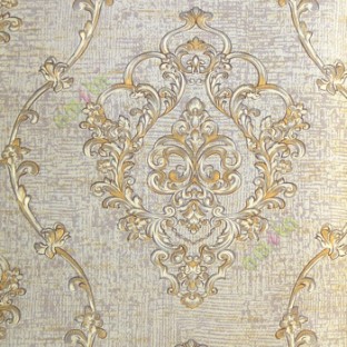 Purple gold grey color traditional designs damask decorative patterns texture finished surface crossing lines horizontal texture lines home décor wallpaper