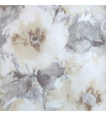 Grey yellow white brown color beautiful big size flower and green color matured stem with texture finished surface wallpaper