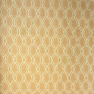 Brown beige gold colors ogee patterns traditional wallpaper