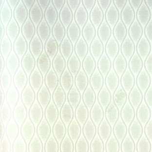 Grey cream colors vertical ogee patterns traditional wallpaper