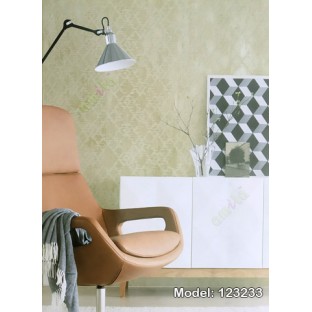 White gold color complete texture horizontal embossed lines traditional designs home décor wallpaper