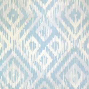 Blue white grey color traditional digital design four leaf damask pattern wallpaper