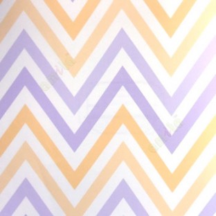 Abstract deisign in purple cream peach color zigzag bold up and down lines wallpaper
