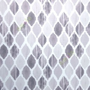 Black cream grey purple color digital ikat pattern traditional look oil painting wallpaper