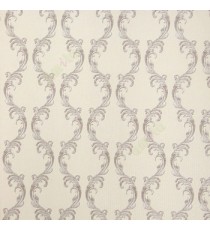 Light brown cream grey color traditional floral leaf swirls ogee pattern decorative designs vertical texture lines small dots home décor wallpaper