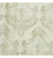 Grey brown cream color traditional designs swirl pattern texture background thin carved lines home décor wallpaper