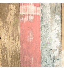 Baby pink grey beige color vertical natural wood plank finished small texture lines wood layer discoloured plank wallpaper