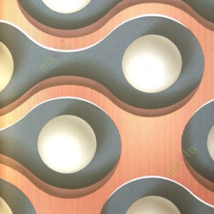Maroon blue gold brown black color contemporary designs geometric circles 3D pattern ball shadows vertical lines small texture dots wallpaper