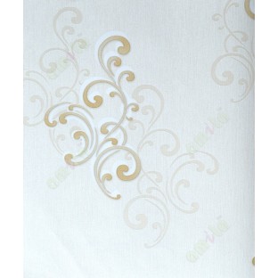 Gold beige colour traditional swirl design home décor wallpaper for walls