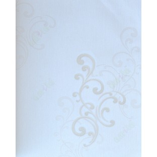 White gold colour traditional swirl design home décor wallpaper for walls