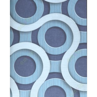 Blue silver black colour geometric sacred design home décor wallpaper for walls
