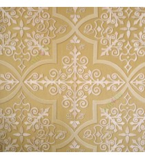 Green copper brown silver color traditional moroccan pattern circles texture surface vertical thin lines diamonds home décor wallpaper