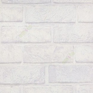 Natural grey white color rough carved stone finished brick design texture surface concrete finished wallpaper