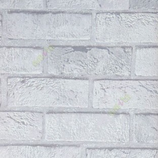 Natural dark grey white beige color rough carved stone finished brick design texture surface concrete finished wallpaper