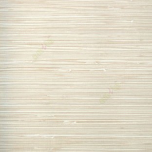Beige cream gold color horizontal pencil stripes texture finished fabric look thread knots weaving wood plank layers wallpaper