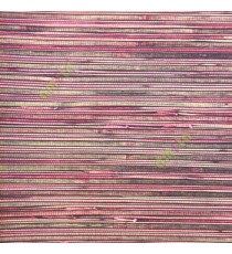 Pink black gold color horizontal pencil stripes texture finished fabric look thread knots weaving wood plank layers wallpaper