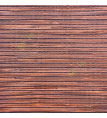 Black orange gold brown color horizontal pencil stripes texture finished fabric look thread knots weaving wood plank layers wallpaper