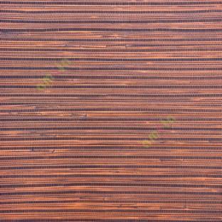 Black orange gold brown color horizontal pencil stripes texture finished fabric look thread knots weaving wood plank layers wallpaper
