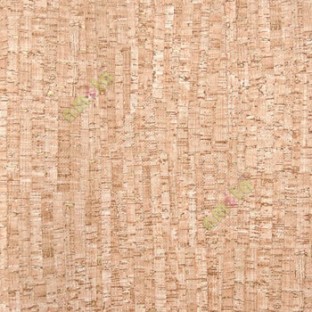 Brown cream gold color texture cork finished wooden panel vertical stripes bark looks texture home décor wallpaper