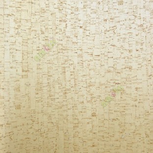 Gold cream brown color texture cork finished wooden panel vertical stripes bark looks texture home décor wallpaper
