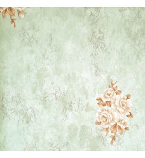 Blue color texture finished background with beautiful golden finished rose flower leaves embossed pattern swirls base design wallpaper