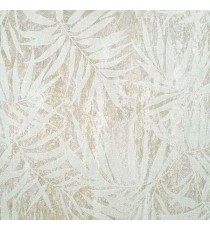 Brown gold beige color natural designs texture finished surface big thin leaves concrete wall surface wallpaper