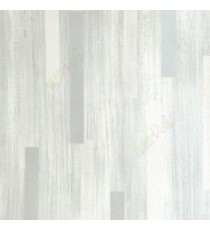 Dark grey beige color self texture vertical bold and digital stripe patterns home decor wallpaper