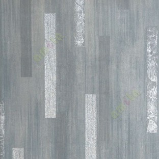 Dark grey silver color self texture vertical bold and digital stripe patterns home decor wallpaper