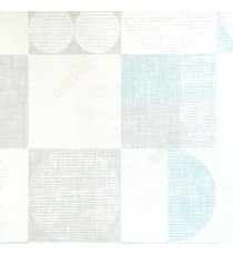Blue grey cream color self texture geometric square circle ball horizontal stripes patterns home decor wallpaper