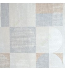 Brown grey beige color self texture geometric square circle ball horizontal stripes patterns home decor wallpaper