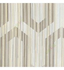 Brown beige gold color horizontal diamond shapes bold stripes vertical pencil lines solid texture wrinkles home décor wallpaper