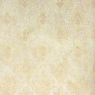Brown beige grey color traditional damask designs embossed small dots texture finished paisley in designs wallpaper