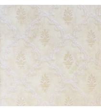 Gold beige grey color traditional damask designs embossed small dots texture finished paisley in designs wallpaper